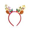 Nuevo estilo navideño con hebilla de cabeza de asta luminosa de varios estilos, decoraciones para la cabeza navideña, regalo navideño, diadema navideña