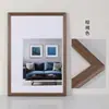 Marco de fotos de madera maciza para colgar en la pared marco para fotos a4 marco vacío marco de exhibición marco para póster 4k foto 8k a3 soporte de mesa personalizado a5