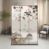 Parede Divisória de Tela em Estilo Chinês para Entrada, Quarto de Hotel, Foyer Móvel Dobrável, Sala de Estar, Apartamento Pequeno, Divisória Simples para Uso Doméstico