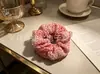 Elásticos para el pelo coloridos, elegantes y artísticos, scrunchies de malla floral de alta elasticidad, accesorios en stock para venta al por mayor