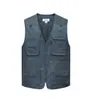 Envío directo transfronterizo Chaleco Talla Grande para Hombre Pantalones con Bolsillos Múltiples Chaqueta Funcional sin Mangas Espalda para Pesca al Aire Libre Fotografía Director