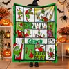 Amazon Nueva Manta de Franela Monstruo de Pelo Verde Navideño Manta del Grinch Cómoda Suave Manta para Sofá