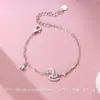Collar Original de Plata Pura S999 Estrella de la Suerte Caballo, Pulsera de Circonita Iridiscente y Pendientes con Diseño Único, Frescos y Dulces