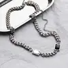 Collar para Hombre Acero de Titanio No se Desvanece Simple Versátil de Gama Alta Collar para Mujer Personalizado Popular Accesorios Venta al por Mayor