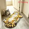 Superventas transfronterizo alfombra suave para mesita de noche de dormitorio visual 3D, tacto suave, amigable con la piel, cachemira sintética, alfombra decorativa fácil de cuidar para sala de estar, mesa de centro