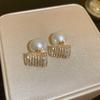 Pendientes de plata con diseño de tulipán retro francés, con forma de flor de amor, con temperamento, de diamantes y moda coreana.
