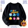 Roupa para meninos e meninas, suéter Blox Fruits, caixa de frutas do Diabo, periférico de jogo ROBLOX