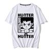 Caçador em tempo integral Jie fulishiqi anime periférico masculino e feminino casual solto esportivo diário camiseta de manga curta verão