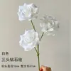 Flores Artificiais Brancas para Casamento Atacado Rosa Peônia Decoração de Salão de Casamento Decoração de Teto com Flores Artificiais Ornatos de Buquê