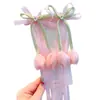 Pasadores Trenzados de Flor Tulipán para Niñas, Dulces y Versátiles Accesorios para el Cabello de Flores Flotantes para Niñas Pequeñas Que No Lastiman el Cabello