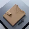 Suéter Pulóver de Pico para Hombre Otoño/Invierno 2023 Suéter de Pico para Hombre talla extra Manga Larga Camisa Base Básica de Punto
