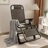 Silla Plegable para Descanso, Silla de Ratán, Silla de Ocio para Balcón en Casa, Silla de Ratán para Siesta, Mecedora, Silla Reclinable para Personas Mayores, Sofá Perezoso