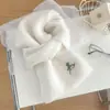 Año del Caballo Ponis Bordado Bufanda Suave y Cálida Versátil Calentador de Cuello de Año Nuevo Bufanda Otoño Invierno para Pareja para Mujeres