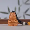 Chifre de Rinoceronte Cabo de Jacarandá Peça Doze Signos do Zodíaco Pixiu de Madeira Deus da Riqueza Pingente Pingente Transmissão ao Vivo Barraquinha de Rua Fábrica Atacado