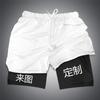 Shorts da Série Dragon Ball Estampa Digital 3D Calças de Praia de Camada Dupla para Adultos E-commerce Transfronteiriço Amazon Quente Fábrica