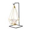 Portavelas Negro Taipéi Decoración Simple para el Hogar Cena a la Luz de las Velas Boda Arte en Hierro Soporte para Velas Adorno Metálico Estilo Europeo Lujo Ligero Mesa de Comedor