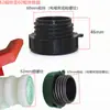 Accesorios para Barril Ton de IBC, Adaptador de Plástico para Barril Ton, Adaptador de Rosca Fina 62 a Rosca Gruesa, Conector de Plástico para Accesorios de Barril Ton