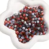 Cuentas Redondas de Ojo de Gato de Resina de 8/10mm Cuentas para Pulsera de Joyería DIY Materiales Sueltos con Acabado Mate Iridiscente Lote Mixto Entrega Rápida