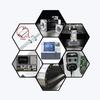 Máquina de Grabado de Cuatro Cabezales CNC Haoda Sistema Automático de Extracción de Polvo Placa Bipolar de Grafito Máquina de Grabado de Hardware de Fibra de Carbono
