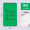Caderno A7 Espiral Flip-Up Portátil Impermeável Papel Pedra Caderno Impermeável para Exterior Caderno Taquigrafia Transfronteiriço Mini Linha Horizontal Pp