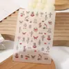 Adesivos para Unhas Artísticas de Borboleta Estilo Gótico Escuro Asas de Espinho Metálicas Estrela Explosiva Cruz Adesivos de Unha Adesivos