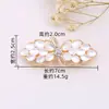 Grampo de Cabelo Borboleta Vazado com Strass Grampo de Cabelo Flor Fofa Atacado Acessórios de Cabelo Cruzados para Traseira da Cabeça das Mulheres Headwear Presilha de Primavera