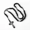 En stock para entrega inmediataColgante de rosario de cruz naturalJoyas transfronterizas de rosario europeo y americano