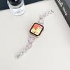 Adecuado para la correa de reloj Apple appleiwatch Pulsera de metal de acero inoxidable de trébol correa avanzada s8