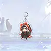 Mágico y Demoniaco Cult Master Dibujo Animado Anime Periférico Llavero Acrílico Azul Wangji Wei Wuxian Colgante Decoración de Bolso para Pareja
