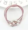 2020 Nueva Diadema de Perlas Diadema de Goma Casual Diadema para el Cabello de Adulto Lazo para Cola de Caballo Linda Accesorio para el Cabello Coreano Estuche de Cuero