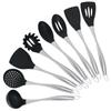 Espátula de aço inoxidável 304, utensílios de cozinha, grande escorredor, colher de mingau, espátula para fritar, colher de arroz, colher de cozinha, pá, espátula de peixe, espátula de macarrão para pesca