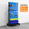 Placa para Pendurar Ferramentas com Furo Quadrado Espesso Prateleira de Ferramentas para Oficina Prateleira de Armazenamento Prateleira de Materiais Prateleira de Exibição de Ferragens Gancho