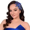 Nuevo peine para el cabello de novia tocado multicolor color strass peine cabeza de bola placa para el cabello lateral pasador decorativo DZ138