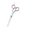 Tesouras de Beleza Transfronteiriças Tesouras para Tosquia de Animais Tesouras de Cabeleireiro para Cães Conjunto de Ferramentas Curvas para Corte de Cabelo Tesouras de Dente Fino para Aparar Cabelo