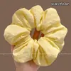 Novo modelo 2026 scrunchie de cetim preto para mulheres, elástico de cabelo de alta qualidade, elástico elegante para rabo de cavalo baixo, acessório de cabelo estilo casual