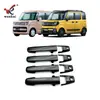 Adequado para Suzuki Spacia Gear Modificado Maçaneta Externa da Porta Acabamento Galvanizado Tampa da Maçaneta Especial para Carroceria Mk53