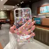 Directo del fabricante: Funda transparente de puntos de colores para iPhone 16/15/14, funda suave a prueba de golpes, funda al por mayor