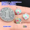 Pingente Charme Contas Espaçadoras Estrela Colorida com Epóxi Prata Esterlina s999 Cristal Wenwan Cordão Trançado para Pulso Colar Acessórios DIY