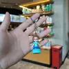 Nuevo Llavero Creativo Serie Princesa, Colgante Lindo para Bolso de Niña, Decoración de Mochila Escolar, Accesorios de Muñeca de Goma Suave
