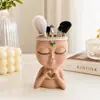 Caja de Almacenamiento de Maquillaje de Gama Alta, Elegante Contenedor de Almacenamiento para Tocador de Baño, Portamaquillaje de Labios, Organizador de Brochas