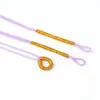 Hilo de Oro Envuelto en Alambre Anillo Falso de Tirar Bobina Cuerda Trenzada Accesorios Colgante Semi-Terminado Broche Pulsera Hecha a Mano DIY Asa de Bolsa Pequeña