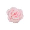 Camelia mini de 4 cm con borde quemado DIY flor de borde horneado falda mascota ropa para niños accesorios para tocado venta al por mayor al contado
