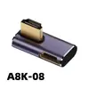 Adaptador 8K Hdtv2.1 Macho a Hembra hasta 90 Grados 270 Grados Am/Af Computadora TV Adaptador de Ultra Alta Definición