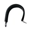 Abrazadera de Montaje de Tira de Goma de Acero Inoxidable 304 Tipo R Abrazadera de Tira de Goma Abrazadera de Tubo Amortiguadora Clip de Fijación de Goma Clip para Cables