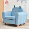 Sofá Infantil, Sofá Pequeño, Combinación Individual y Doble, Sofá de Lectura para Jardín de Infancia, Silla Linda de Oso de Dibujos Animados para Niños y Niñas