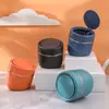 Lixeira de Mesa Tipo Empurrar para Casa Sala de Estar com Tampa Mesa de Escritório Lixeira Pequena Cesto de Papel Mini Criativo