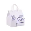 Bolsas Isotérmicas para Llevar Pasteles de 4, 6 y 8 Pulgadas, Bolsas de Tote Desechables para Conservar la Frescura, Empaques Personalizados para Postres, Repostería y Pan
