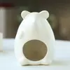 Nido de Cerámica para Hámster Nido Refrigerante Habitación Cuatro Estaciones Universal Casa para Dormir Nido para Mascotas Refugio para Hámster Lindo Nido para Dormir de Canguro