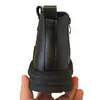 Botas de chaminé antiderrapantes para meninas 2026 novo estilo primavera e outono botas infantis de cano único botas de princesa estilosas para crianças maiores botas de couro da moda