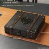 Mini Caixa de Armazenamento Vintage Estilo Chinês Caixa de Joias Embalagem de Joias Caixa de Presente Artesanato em Madeira Adereços de Cinema e Televisão